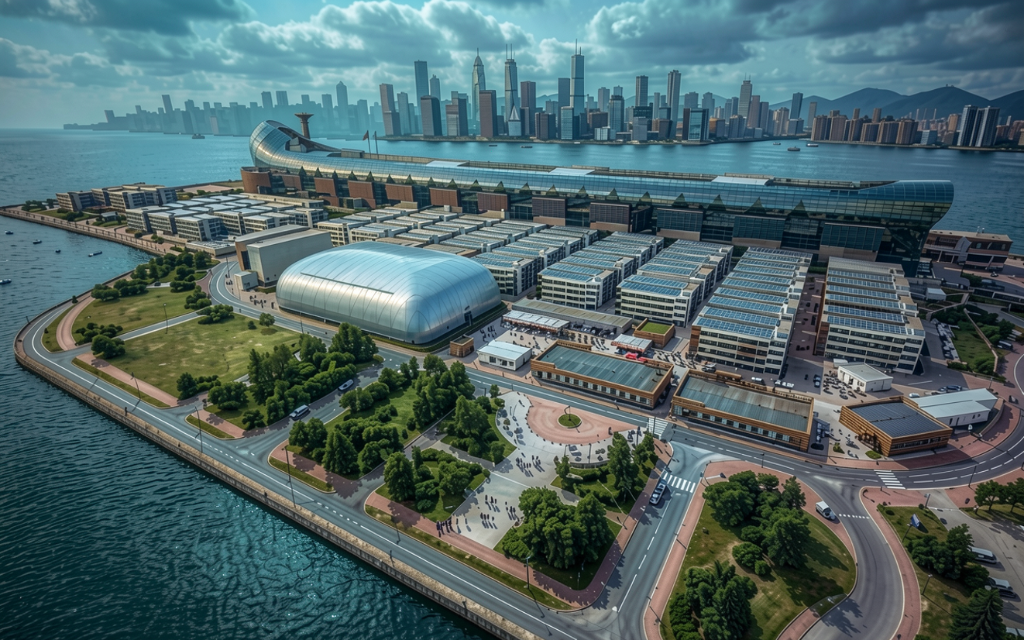 Runway 1331 — Kai Tak aerial